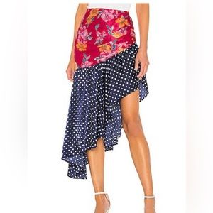 Lovers + Friends Warner skirt in tropical print